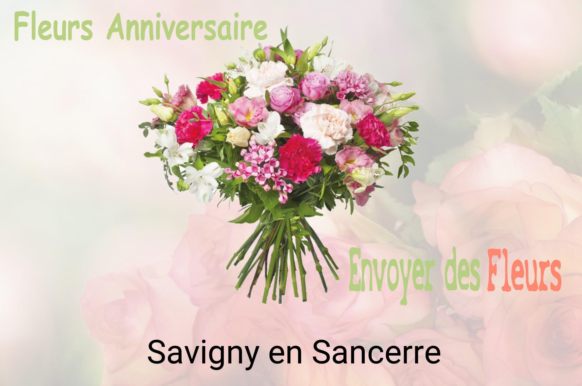 Bouquet de fleurs d’anniversaire livré à Savigny-en-Sancerre