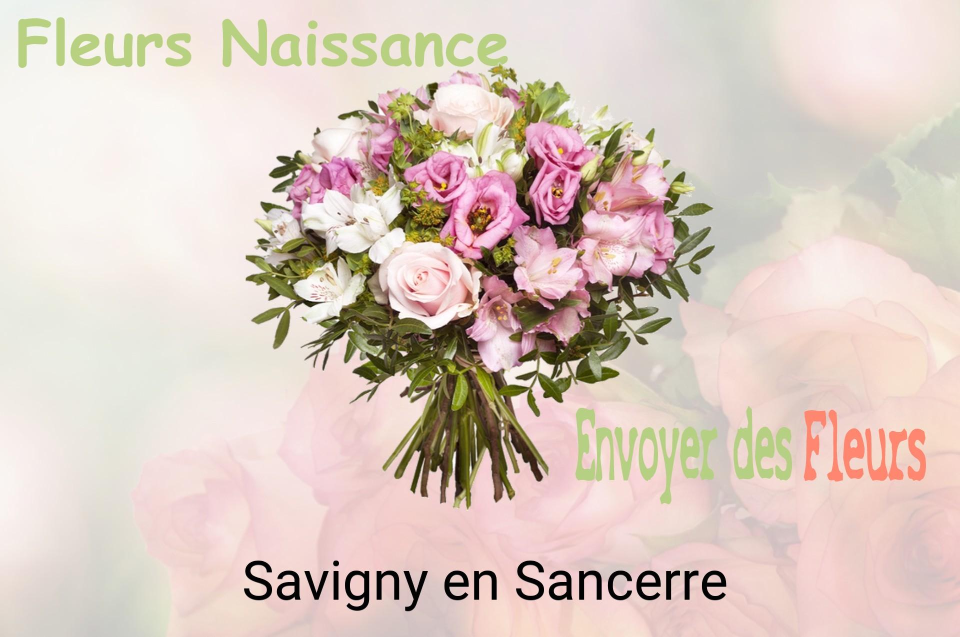 Bouquet de fleurs de naissance livré à Savigny-en-Sancerre