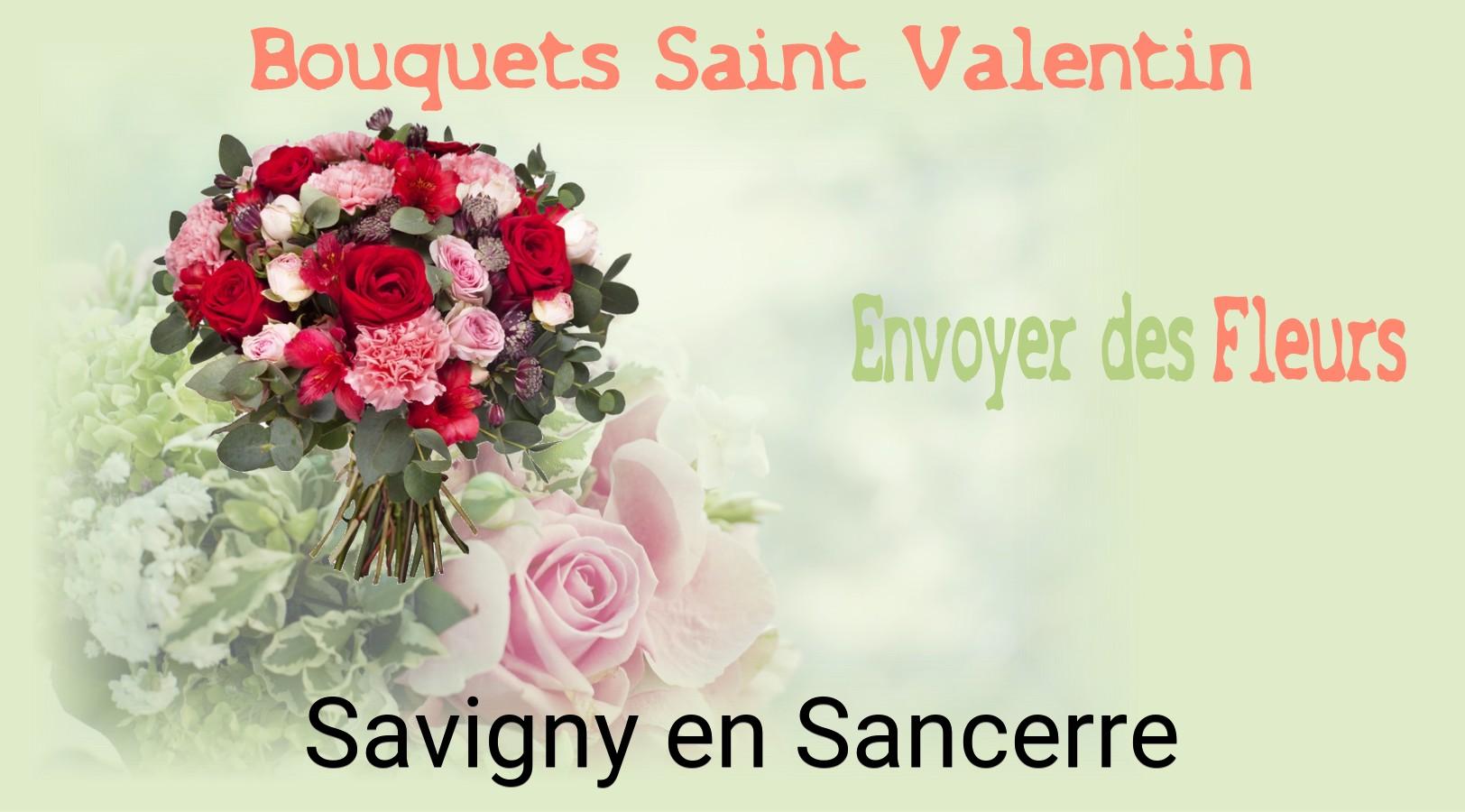 Roses de Saint-Valentin livrées à Savigny-en-Sancerre